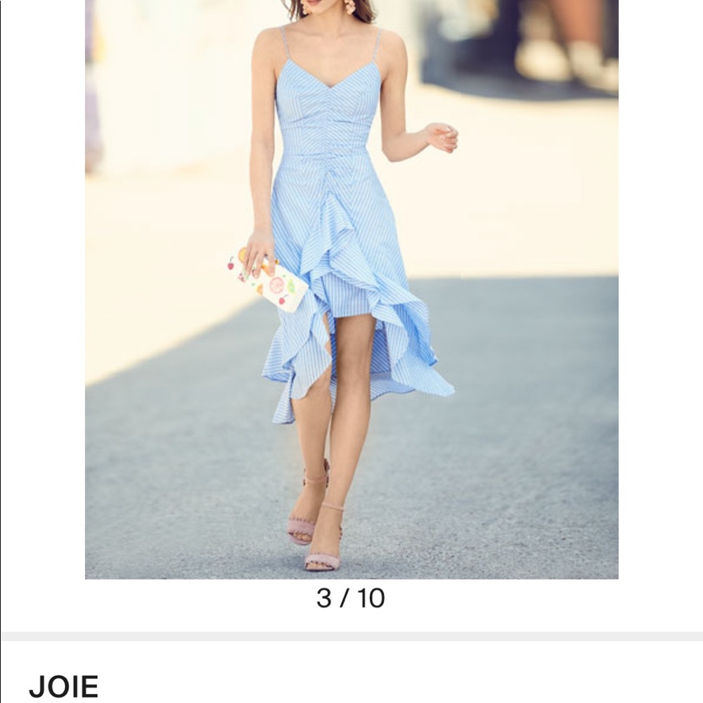 NWT Joie French Chambray Low High Dress